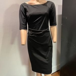 LELA ROSE boat neck dress